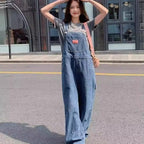 Retro Age Reducing Straight Leg Wide Leg Pants, Slimming Jumpsuit