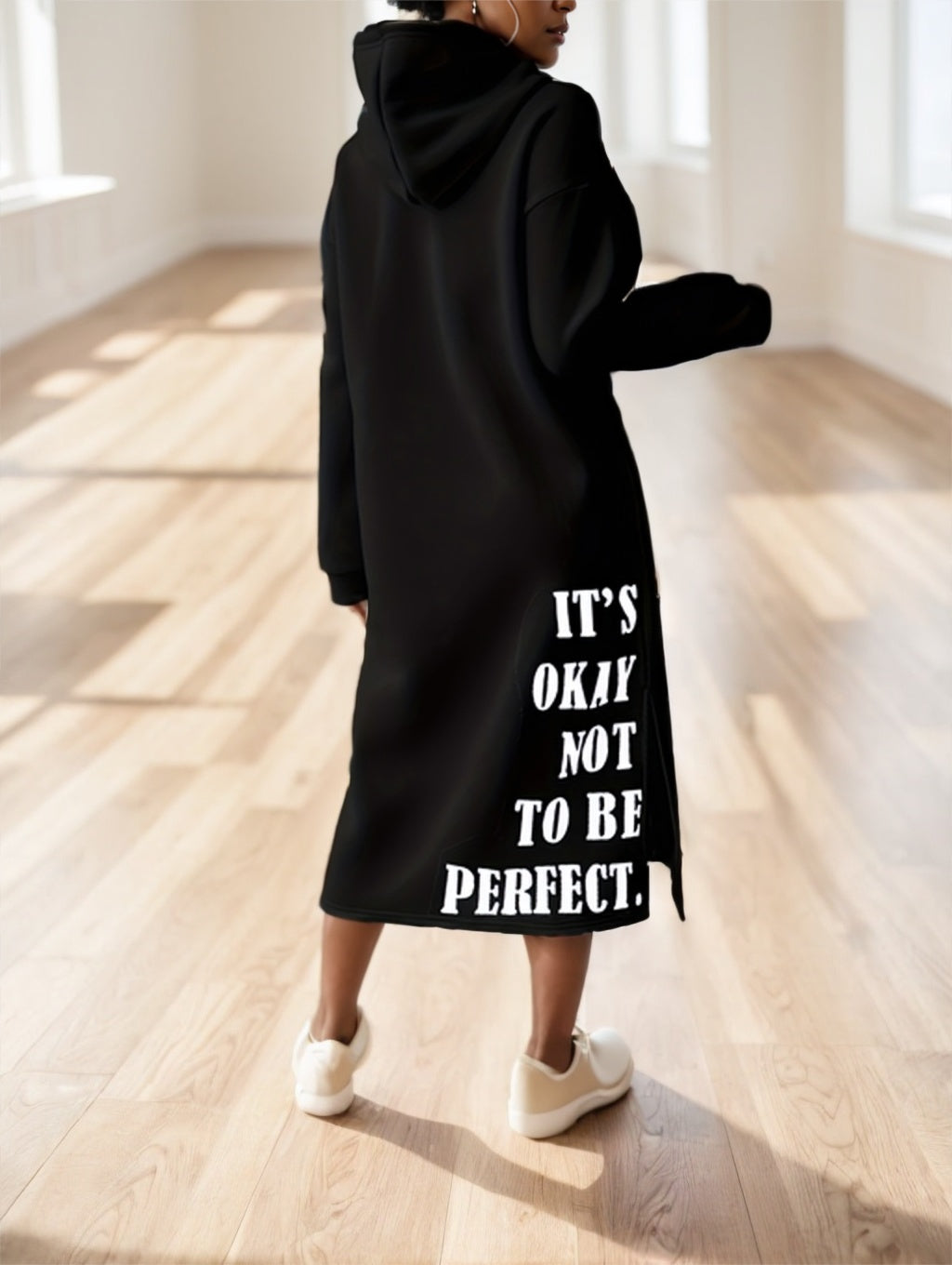 Polyester Women's Hoodie Dress